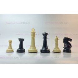 صفحه و مهره استاندارد چترنگ همراه صفحه قهوه ای