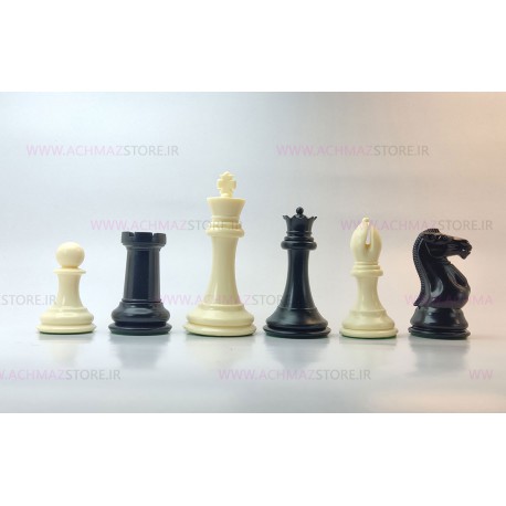 مهره و صفحه شطرنج فدراسیونی ترنج مدل شاه