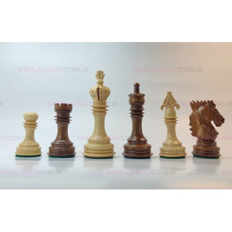 مهره شطرنج چوبی طرح سلطنتی