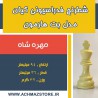 مهره شاه شطرنج فدراسیونی کیان مدل بت هارمون
