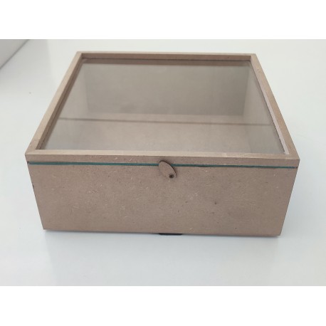 جعبه چوبی قاب شیشه ای