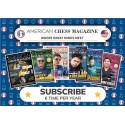 مجله شطرنج American Chess - One Year (6 Issue) Subscription - Choose Which Issue to Start With!