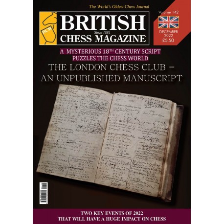 مجله شطرنج British Chess Magazine 12/2022