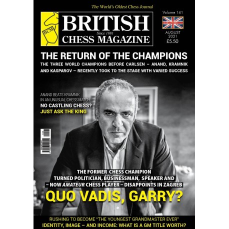 مجله شطرنج British Chess Magazine 08/2021