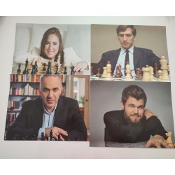 پک پوستر اختصاصی قهرمانان برتر تاریخ شطرنج جهان