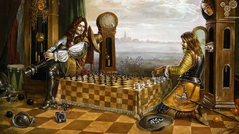 عکس ماهی و شطرنج