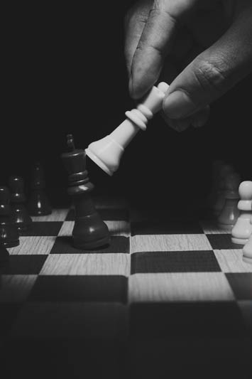 مهره سیاه و سفید