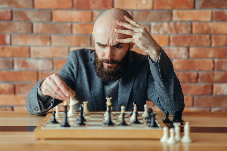 تفکر مرد شطرنجباز