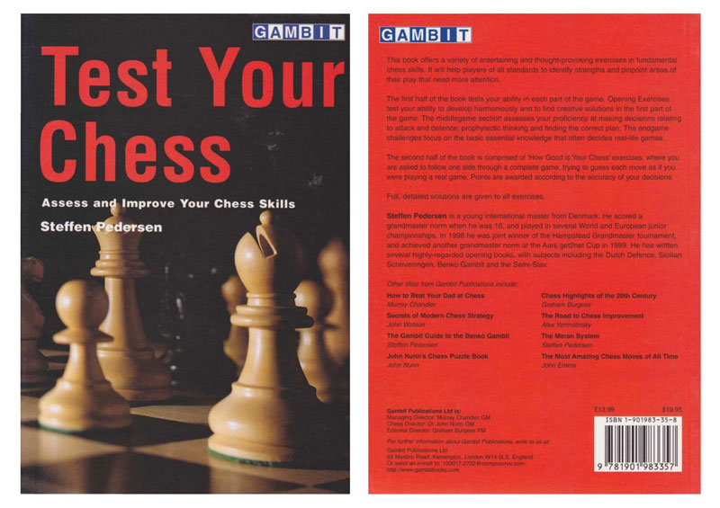 اقای Steffen Pedersen نویسنده کتاب Test Your Chess